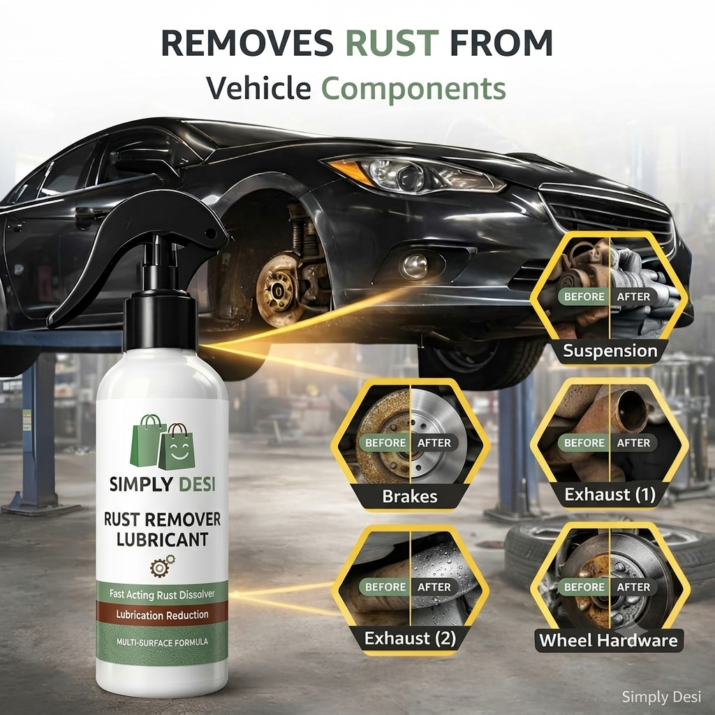 Rust Remover Lubricant Spray (Pack Of 2)